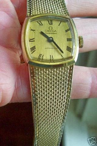 omega watch 18k 0.750 price|omega 18k gold watch price.